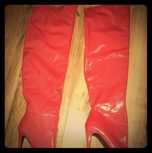 Patten Leather Boots size 9